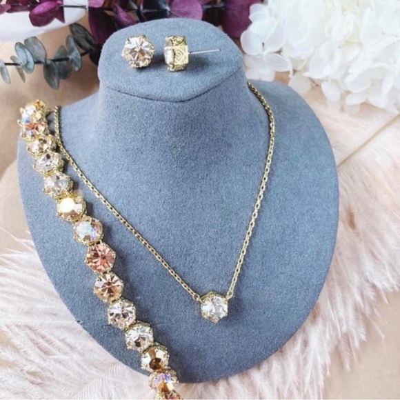 Park Lane “Peaches & Cream” Honeycomb Impression Bracelet! NWOT!!!